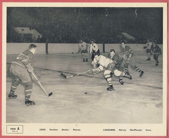 Canadiens Leafs In Action